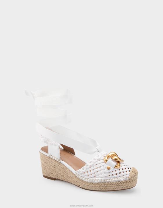 plateau espadrille wit Aerosoles 0V00258 vrouwen