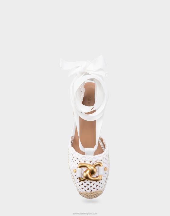 plateau espadrille wit Aerosoles 0V00258 vrouwen
