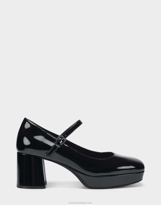 plateauhak zwart lakleer Aerosoles 0V00372 vrouwen