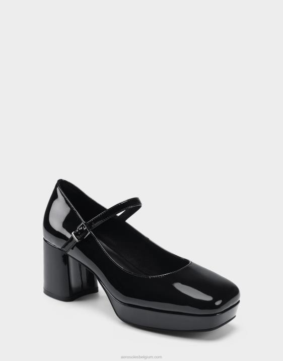 plateauhak zwart lakleer Aerosoles 0V00372 vrouwen