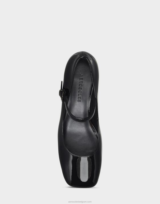 plateauhak zwart lakleer Aerosoles 0V00372 vrouwen