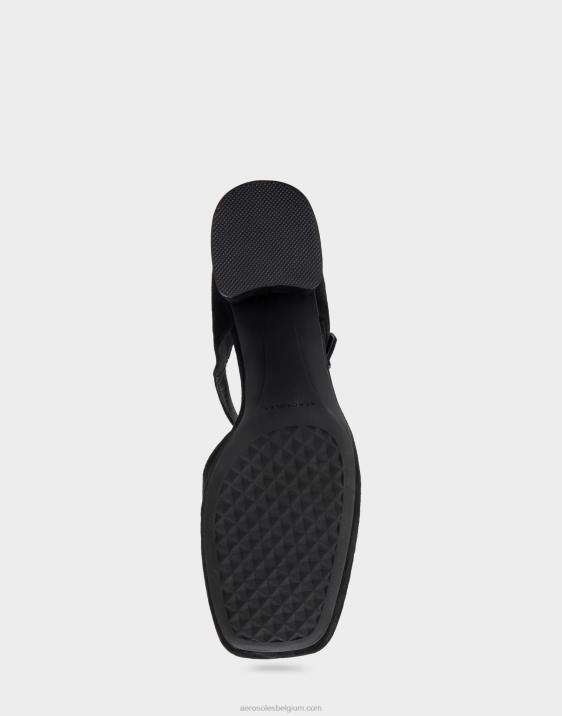 plateauhak zwart suède Aerosoles 0V00362 vrouwen