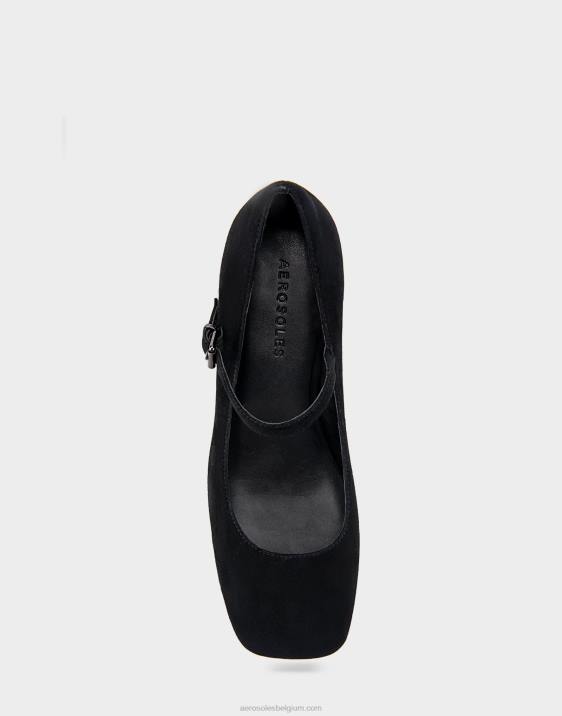plateauhak zwart suède Aerosoles 0V00367 vrouwen