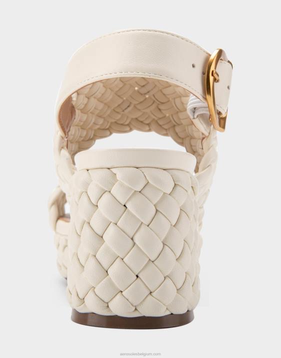 platform sandaal eierschaal kunstleer Aerosoles 0V00357 vrouwen