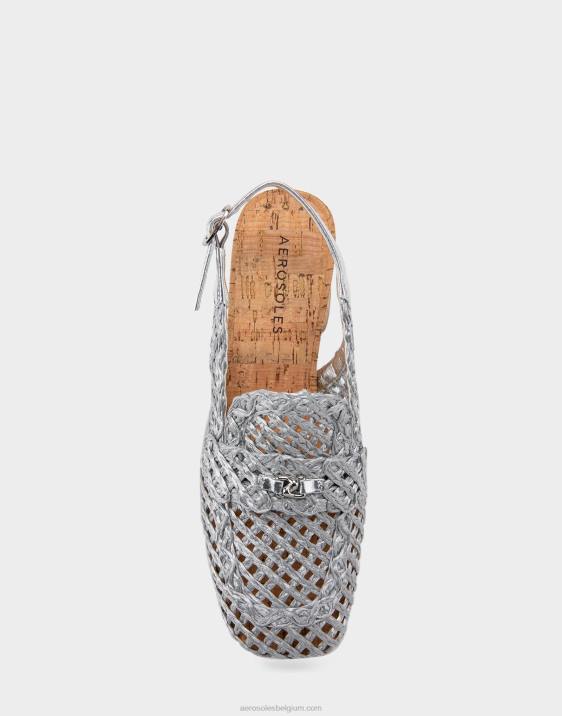 platform slingback zilver Aerosoles 0V00365 vrouwen