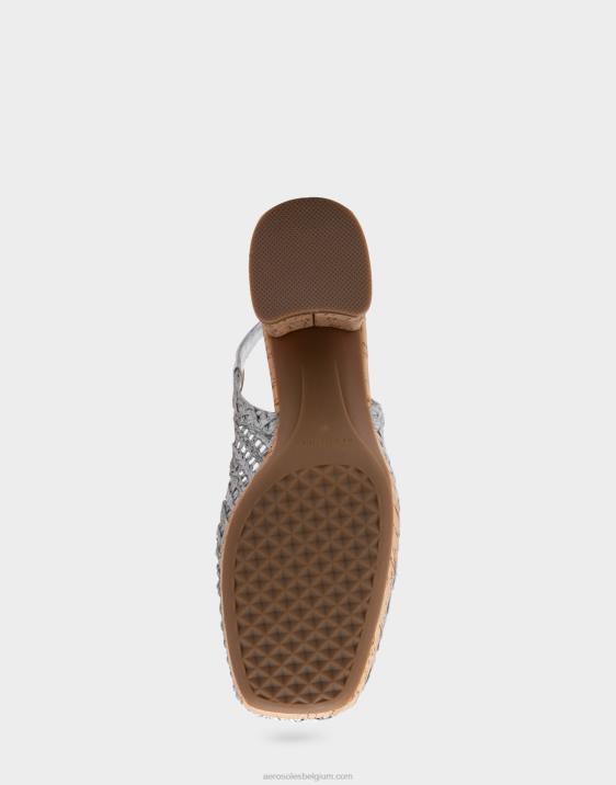 platform slingback zilver Aerosoles 0V00365 vrouwen