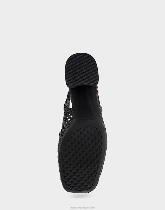 platform slingback zwart Aerosoles 0V00363 vrouwen