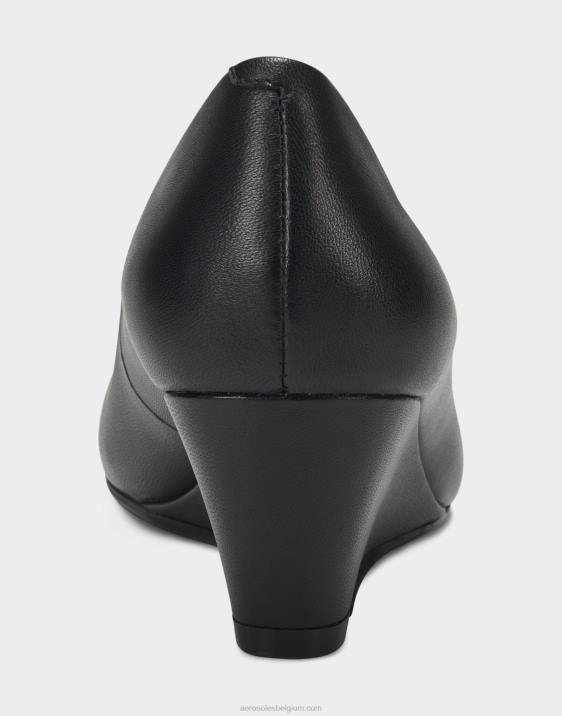 wig zwart leer Aerosoles 0V00328 vrouwen
