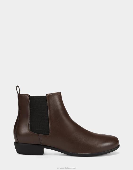 enkellaars bruin leer Aerosoles 0V0081 vrouwen