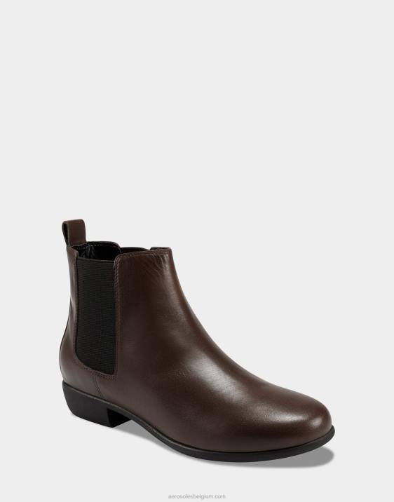 enkellaars bruin leer Aerosoles 0V0081 vrouwen