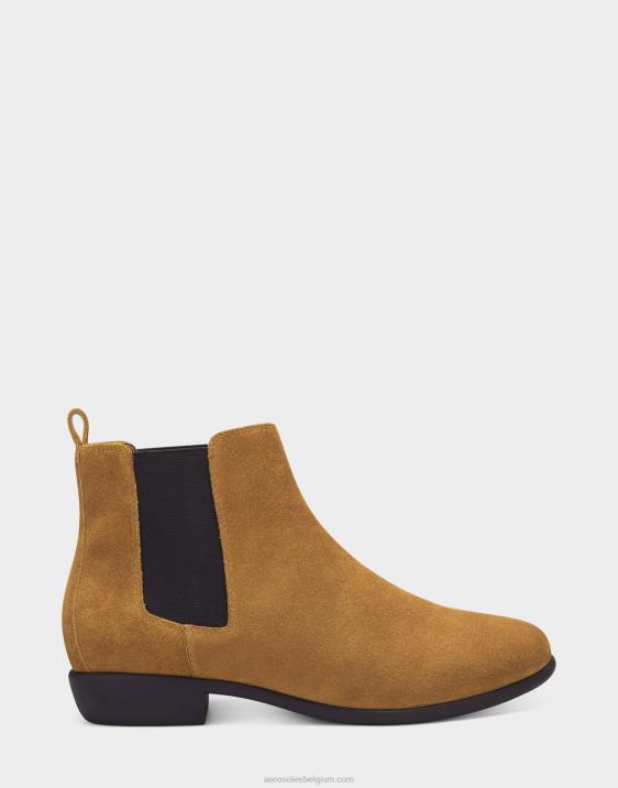enkellaars donker tarwekleurig suède Aerosoles 0V0054 vrouwen