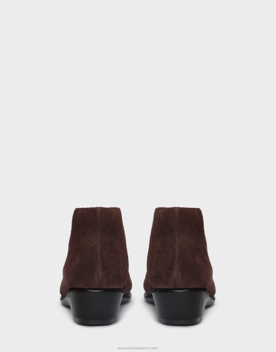 enkellaars donkerbruin suède Aerosoles 0V00112 vrouwen