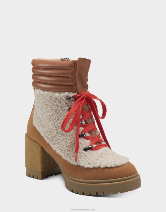 enkellaars natuurlijke imitatie schapenvacht Aerosoles 0V0021 vrouwen