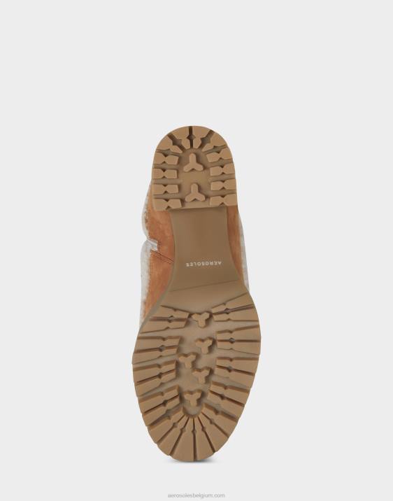 enkellaars natuurlijke imitatie schapenvacht Aerosoles 0V0021 vrouwen