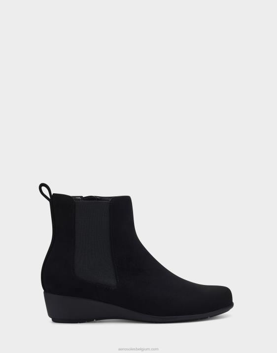 enkellaars zwart kunstsuède Aerosoles 0V0065 vrouwen