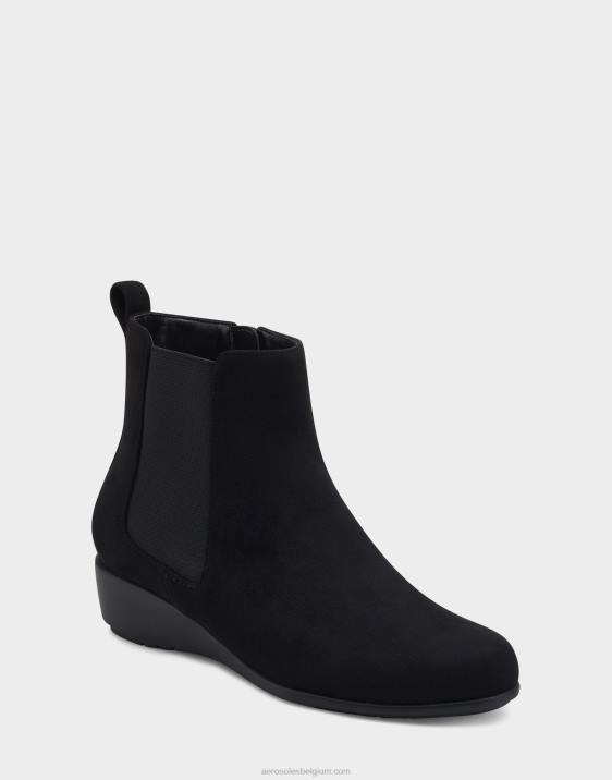 enkellaars zwart kunstsuède Aerosoles 0V0065 vrouwen