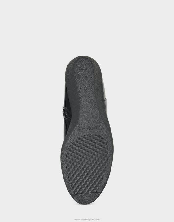 enkellaars zwart lakleer Aerosoles 0V0084 vrouwen