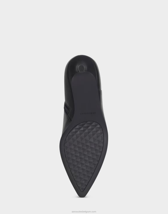 enkellaars zwart leer Aerosoles 0V00108 vrouwen