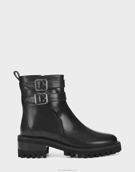 enkellaars zwart leer Aerosoles 0V0030 vrouwen