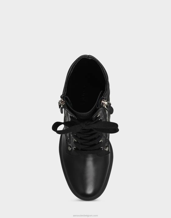 enkellaars zwart leer Aerosoles 0V0037 vrouwen