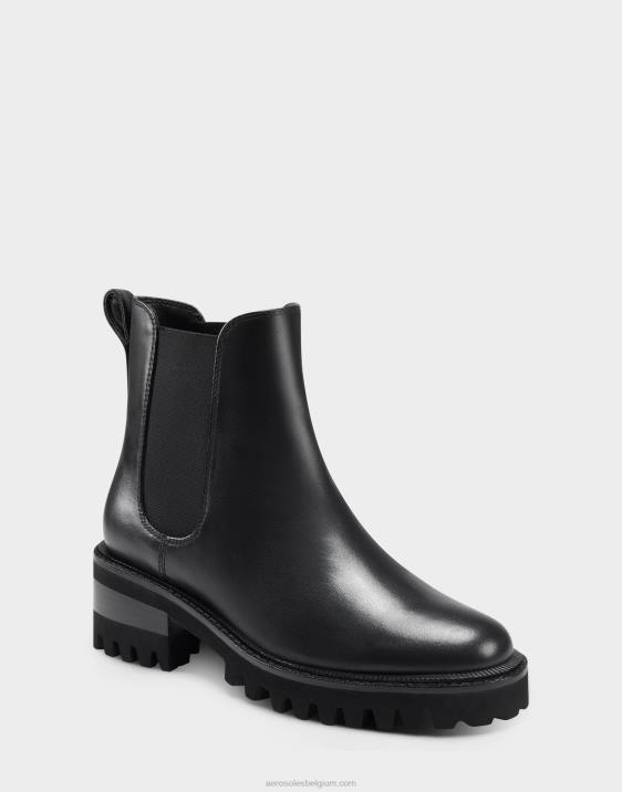 enkellaars zwart leer Aerosoles 0V0038 vrouwen