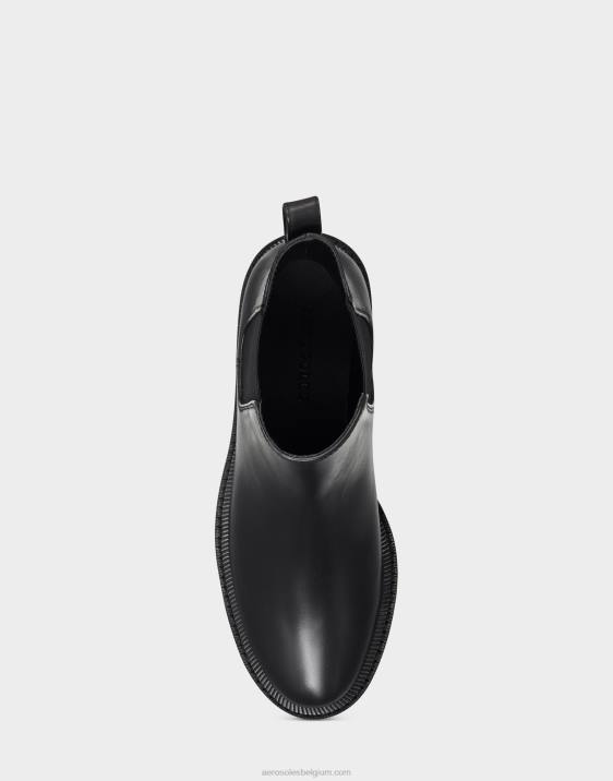 enkellaars zwart leer Aerosoles 0V0038 vrouwen