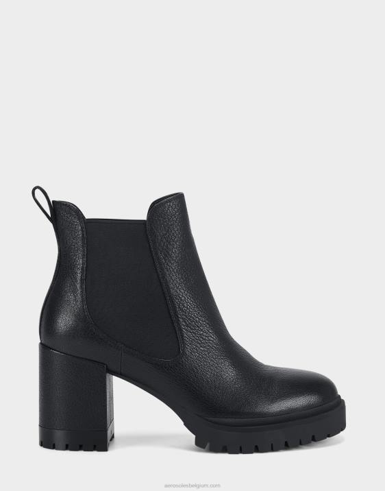 enkellaars zwart leer Aerosoles 0V0040 vrouwen