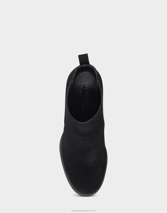 enkellaars zwart suède Aerosoles 0V0024 vrouwen