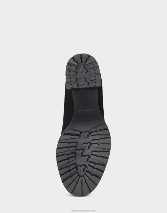 enkellaars zwart suède Aerosoles 0V0024 vrouwen