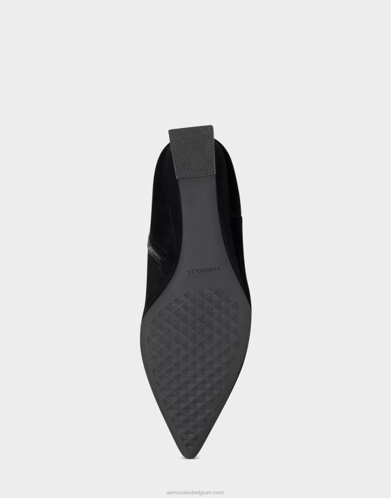 enkellaars zwart suède Aerosoles 0V0051 vrouwen
