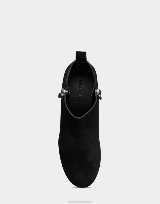 enkellaars zwart suède Aerosoles 0V0073 vrouwen