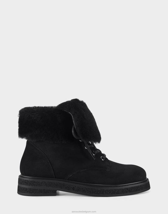enkellaars zwart suède Aerosoles 0V0094 vrouwen