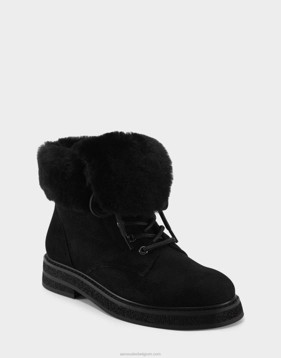 enkellaars zwart suède Aerosoles 0V0094 vrouwen