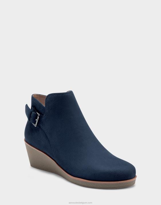 enkellaarsje marine imitatiesuède Aerosoles 0V0058 vrouwen