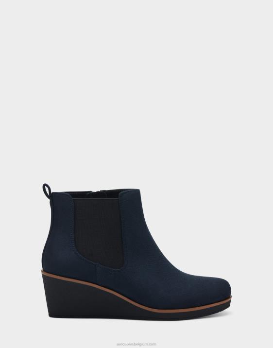 enkellaarsje marine imitatiesuède Aerosoles 0V0097 vrouwen