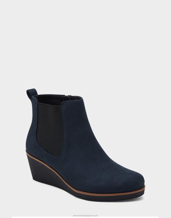 enkellaarsje marine imitatiesuède Aerosoles 0V0097 vrouwen