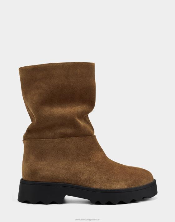 halfhoge laars bruin suède Aerosoles 0V004 vrouwen