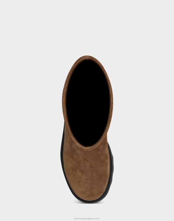 halfhoge laars bruin suède Aerosoles 0V004 vrouwen