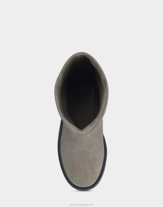 halfhoge laars grijs suède Aerosoles 0V006 vrouwen