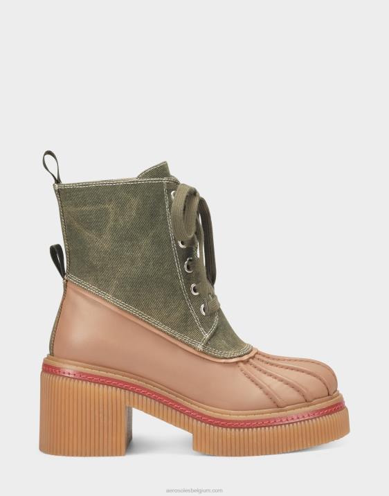 halfhoge laars legergroene stof Aerosoles 0V0047 vrouwen