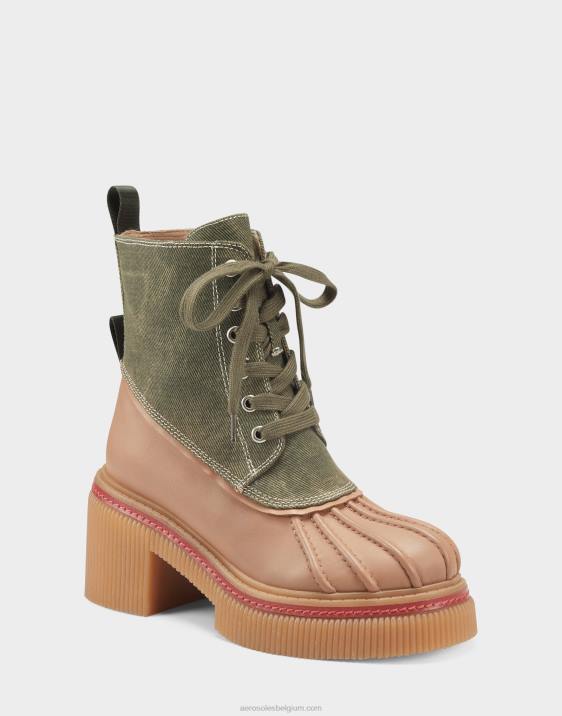 halfhoge laars legergroene stof Aerosoles 0V0047 vrouwen