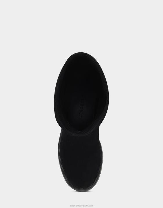 halfhoge laars zwart suède Aerosoles 0V002 vrouwen
