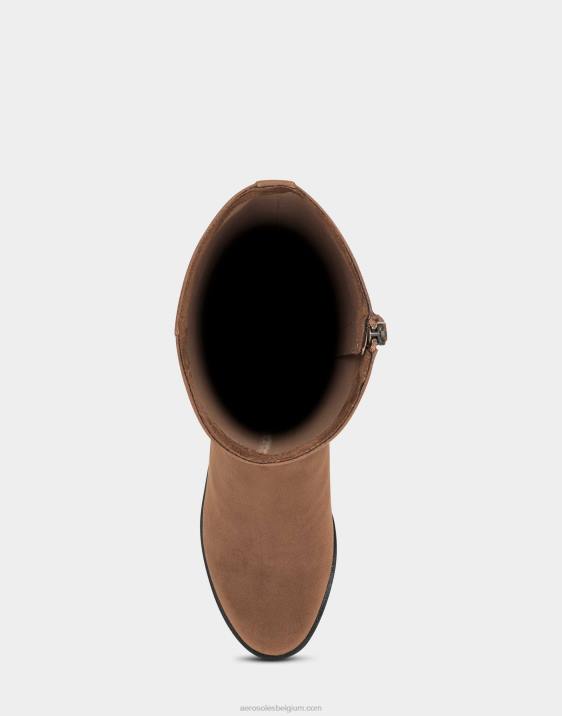 hoge laars cognac imitatiesuède Aerosoles 0V00128 vrouwen