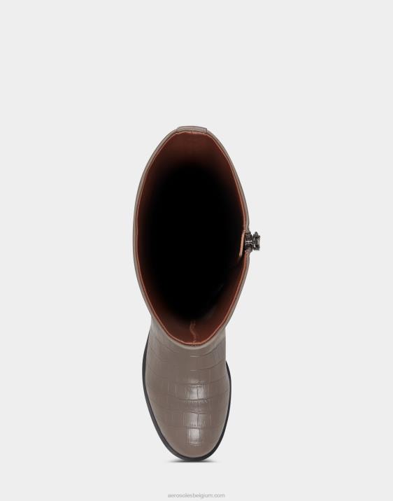 hoge laars grijs croco Aerosoles 0V00125 vrouwen