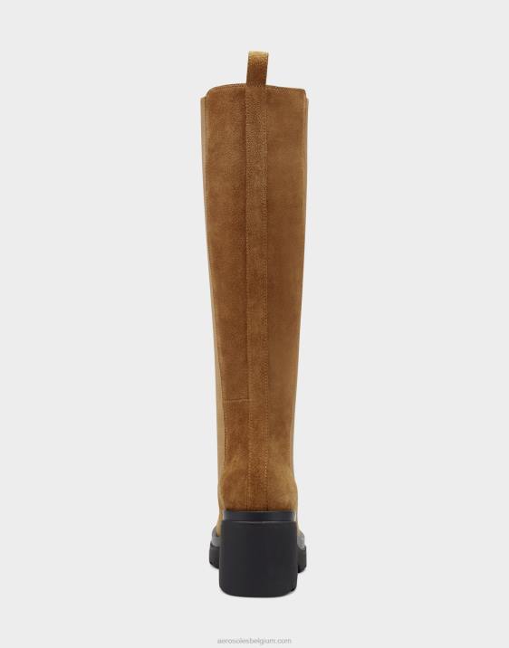 hoge laars lichtbruin suède Aerosoles 0V0036 vrouwen