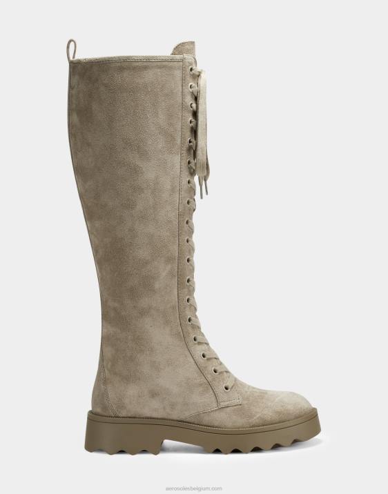 hoge laars taupe suède Aerosoles 0V0029 vrouwen
