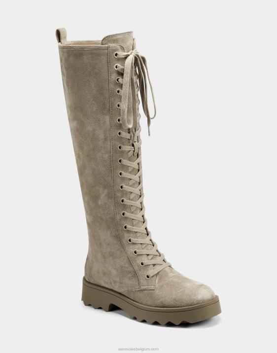 hoge laars taupe suède Aerosoles 0V0029 vrouwen