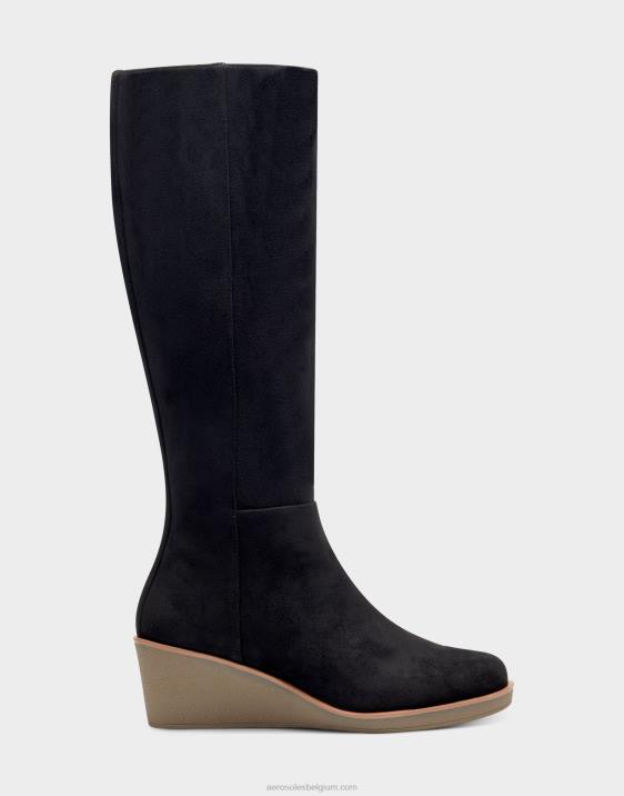 hoge laars zwart kunstsuède Aerosoles 0V00133 vrouwen