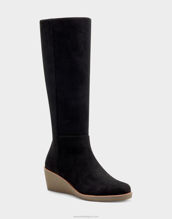 hoge laars zwart kunstsuède Aerosoles 0V00133 vrouwen