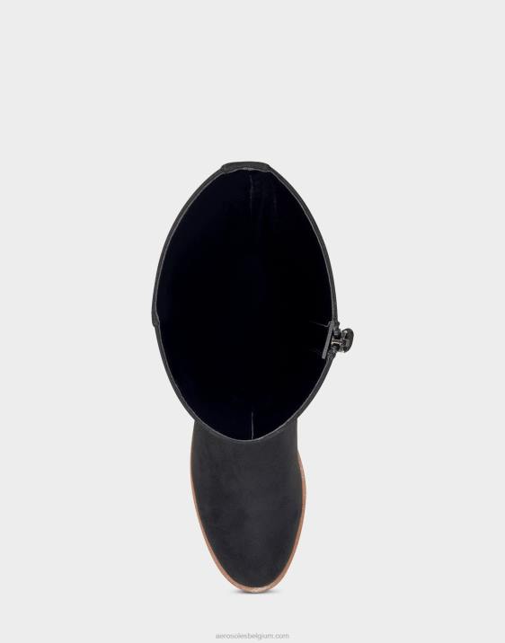 hoge laars zwart kunstsuède Aerosoles 0V00133 vrouwen